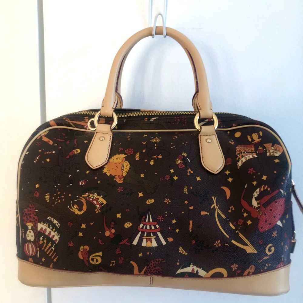 Piero Guidi Magic Circus Satchel Purse Brown